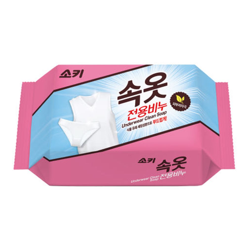 MUKUNGHWA SOKI Gentle Underwear Bar Soap 150g – 84% Plant-Based | Safe for Sensitive Skin, Baby Clothes & Daily Intimate Wear Cleaning _ Made in KOREA MUKUNGHWA SOKI Gentle Underwear Bar Soap 150g – 84% Plant-Based | Safe for Sensitive Skin, Baby Clothes & Daily Intimate Wear Cleaning _ Made in KOREA